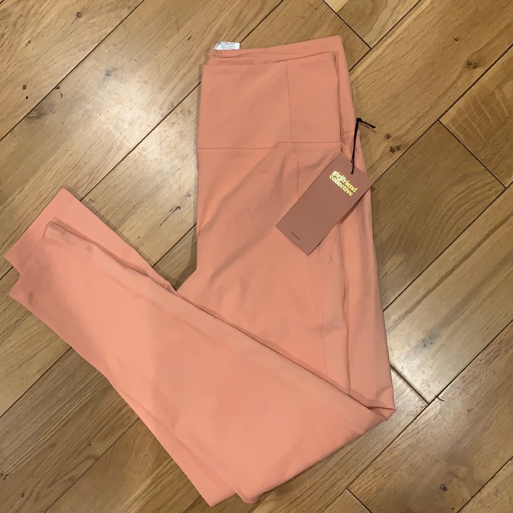 NWT Girlfriend collective high-rise compressive leggings. Size large.